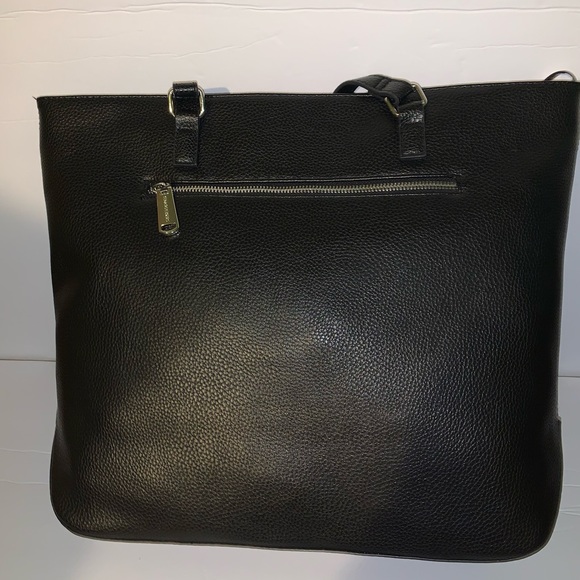 Steve Madden Black Tote with Zebra Print - Picture 5 of 12